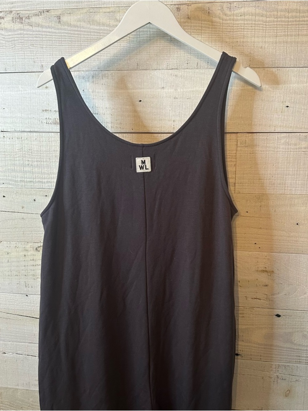 MWL by Madewell Broadway Jumpsuit Charcoal Grey Large - Picture 5 of 12